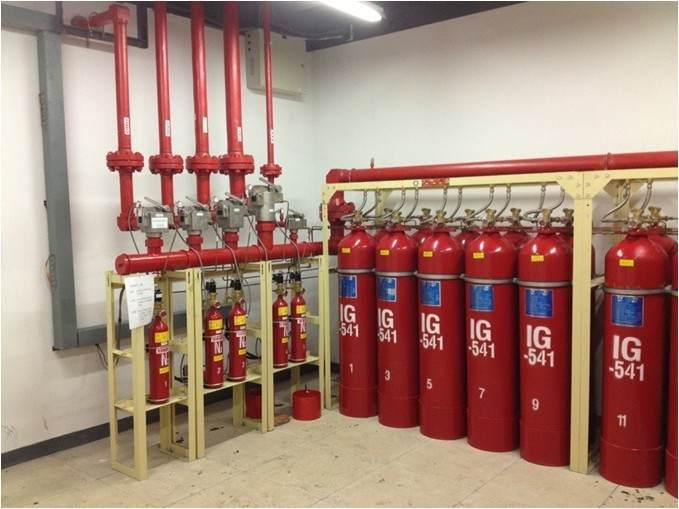 IG541氣體滅火系統(tǒng)地下室消防案例展示 IG541氣體滅火系統(tǒng)地下室消防案例展示